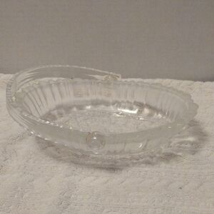 Crystal Clear Glass Serving Bowl